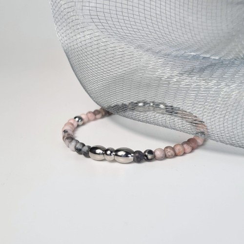Bransoletka Solo - Pastelowy Jaspis, Larvikit i Stal (16,5-17,5), v.1_2.jpg